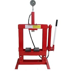 10 Ton Hydraulic Shop Press Floor Bench Top W/gauge
