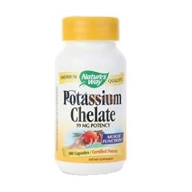 Natures Way Potassium Chelate 100 Caps
