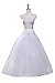 Dresstore Women's Bridal Petticoats Ball Gown A Line Crinoline Slip for Wedding Party-White1