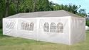 10 x 30 White Party Tent Gazebo Canopy with Sidewalls