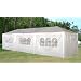 10 x 30 White Party Tent Gazebo Canopy with Sidewalls