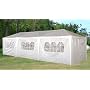 10 x 30 White Party Tent Gazebo Canopy with Sidewa&hellip by Palm Springs Outdoor