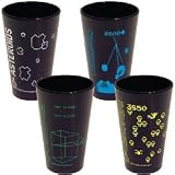 Atari Black Pint Glass 4 Pack