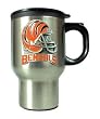 Cincinnati Bengals Stainless Steel Thermal Mug W/ Pewter Emblem - NFL