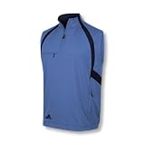 Adidas 2008 Men's ClimaProof Half-Zip Stretch Golf Wind Vest - True Blue/Navy - 518424 (L)