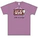 Out of Wine - Life is Crap T-shirt Short Sleeved 100% Cotton