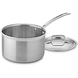 Cuisinart MCP194-20N MultiClad Pro Stainless Steel 4-Quart Saucepan with Cover