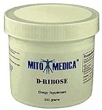 Mito-MedicaTM 100% pure D-Ribose (200 Gram Jar / 40 Day Supply)