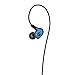 Venstone K62 In Ear Noise Isolating Sports Earphones with Microphone and Volume Control, Blue