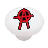 Anarchy Decorative High Gloss Ceramic Drawer Knob