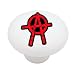 Anarchy Decorative High Gloss Ceramic Drawer Knob