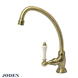 【JODEN】レバーフォーセットCL（アンティークブラス） 卓上洗面ボウル・卓上手洗器用単水栓 クラシック水栓金具 1PLVA