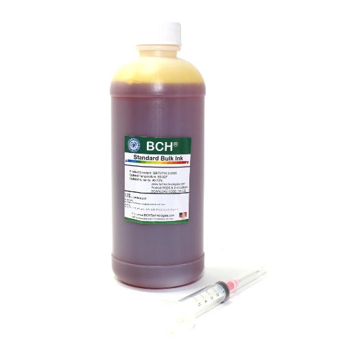 BCH® Standard Yellow Refill Ink - 500 ml (16.9 oz) Photo Dye for HP, Canon, Epson, Lexmark, Brother and Dell Printers BCH® Standard Yellow Refill Ink - 500 ml (16.9 oz) Photo Dye for HP, Canon, Epson, Lexmark, Brother and Dell Printers