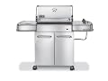 Weber 3780001 Genesis S-320 Propane Gas Grill, Stainless Steel