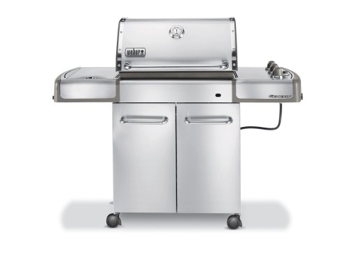 Weber 3780001 Genesis S-320 Propane Gas Grill, Stainless Steel