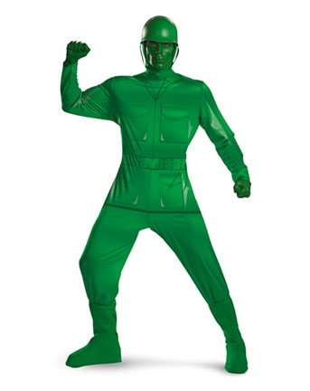  Disguise Costumes Men's Green Army Man Dlx Adult