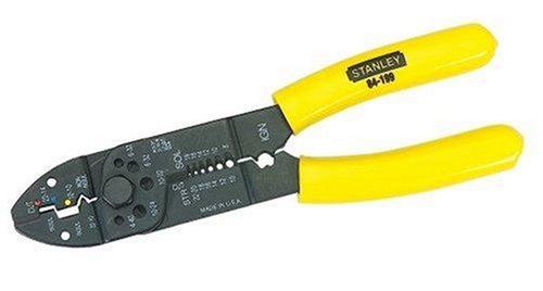 Stanley 84-199 10 Gauge to 26 Gauge Stranded and 8 Gauge to 22 Gauge Solid Electrical Stripper Plier