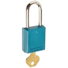 Master Lock 410KATEAL2KEY Safety Series Padlock for Lockout/Tagout Applications, Teal