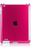 HHI iPad 2 / iPad 3 (The New iPad) Smart Cover Companion Compatible Snap On Slim Polycarbonate Case - Clear Pink (Compatible with Apple iPad 2 / iPad 3 The New iPad Smart Cover Companion Case)