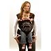 Peanut Shell Wrap Carrier - Girly Skull