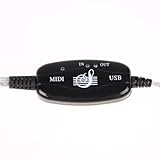 USB MIDI Cable Converter PC to Music Keyboar