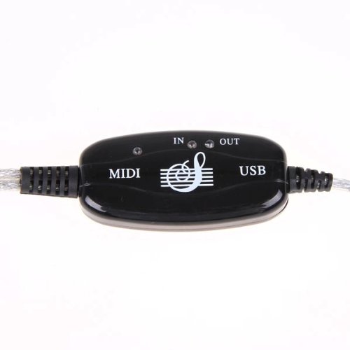 USB MIDI Cable Converter PC to Music Keyboar