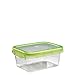 OXO Good Grips LockTop 30-2/5-Ounce Rectangle Container with Green Lid