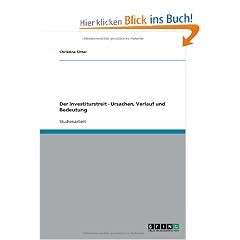 Der Investiturstreit - Ursachen, Verlauf und Bedeutung