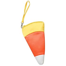 Candy Corn Wristlet Handbag