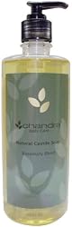 Chandra Natural Castile Liquid Soap - Rosemary by Veria (17.fl.oz)