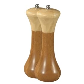 Totally Bamboo Salt and Pepper Mill Set, 8 by Totally Bamboo