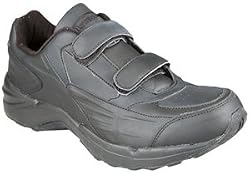 Turntec Mens Stride Velcro Black Walking