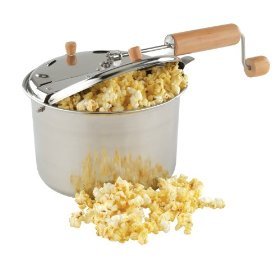 Back to Basics Old-fashioned Stainless Steel Stove-Top Popcorn Popper