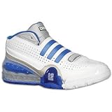adidas Men's TS Bounce Commander Basketball Shoe,White/Blue (Dwight),12 M