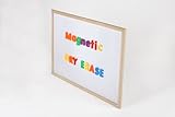 Wood-framed Dry-Erase Magnetic Whiteboard (24 x 36ins)