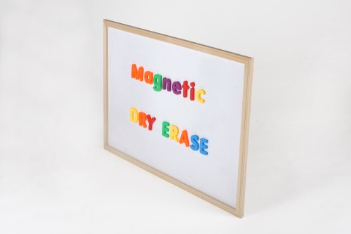 Wood-framed Dry-Erase Magnetic Whiteboard (24 x 36ins)