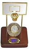 NCAA Kansas State Wildcats Crystal Basketball Clock
