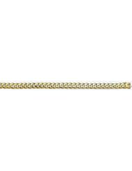 7mm 14k Fancy Hand Made Link Bracelet 9"