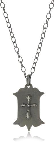 Avindy Jewelry "Wish Charms" Cross Believe Tag Pendant Necklace