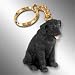 Labrador Retriever Dog Keychain - Black