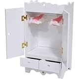 Melissa & Doug Deluxe Wooden Doll Armoire