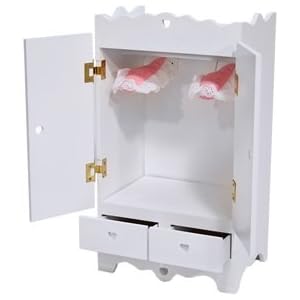 Melissa & Doug Deluxe Wooden Doll Armoire Melissa & Doug Deluxe Wooden Doll Armoire