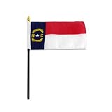 North Carolina Flag 4 x 6 inch