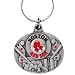 Boston Red Sox Oval Pewter Keychain