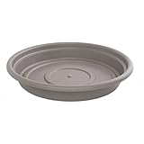 Bloem SDC24-60 Dura Cotta Plant Saucer, 22-Inch, Peppercorn