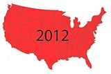 Red America In 2012 Conservative Victory Car & Refrigerator Magnet