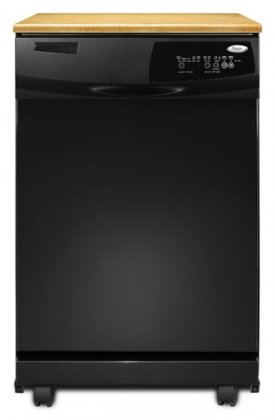 Whirlpool DP1040XTXB Full Console Dishwasher - Black