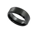 Ceramic Matte Finish Comfort Band Ring