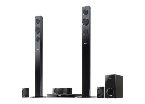 Panasonic SC-BTT195 Energy Star 5.1-Channel 1000-Watt Full HD 3D Blu-Ray Home Theater System with Tall Boy Speakers