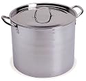Stainless Steel Stockpot, 30-qt.